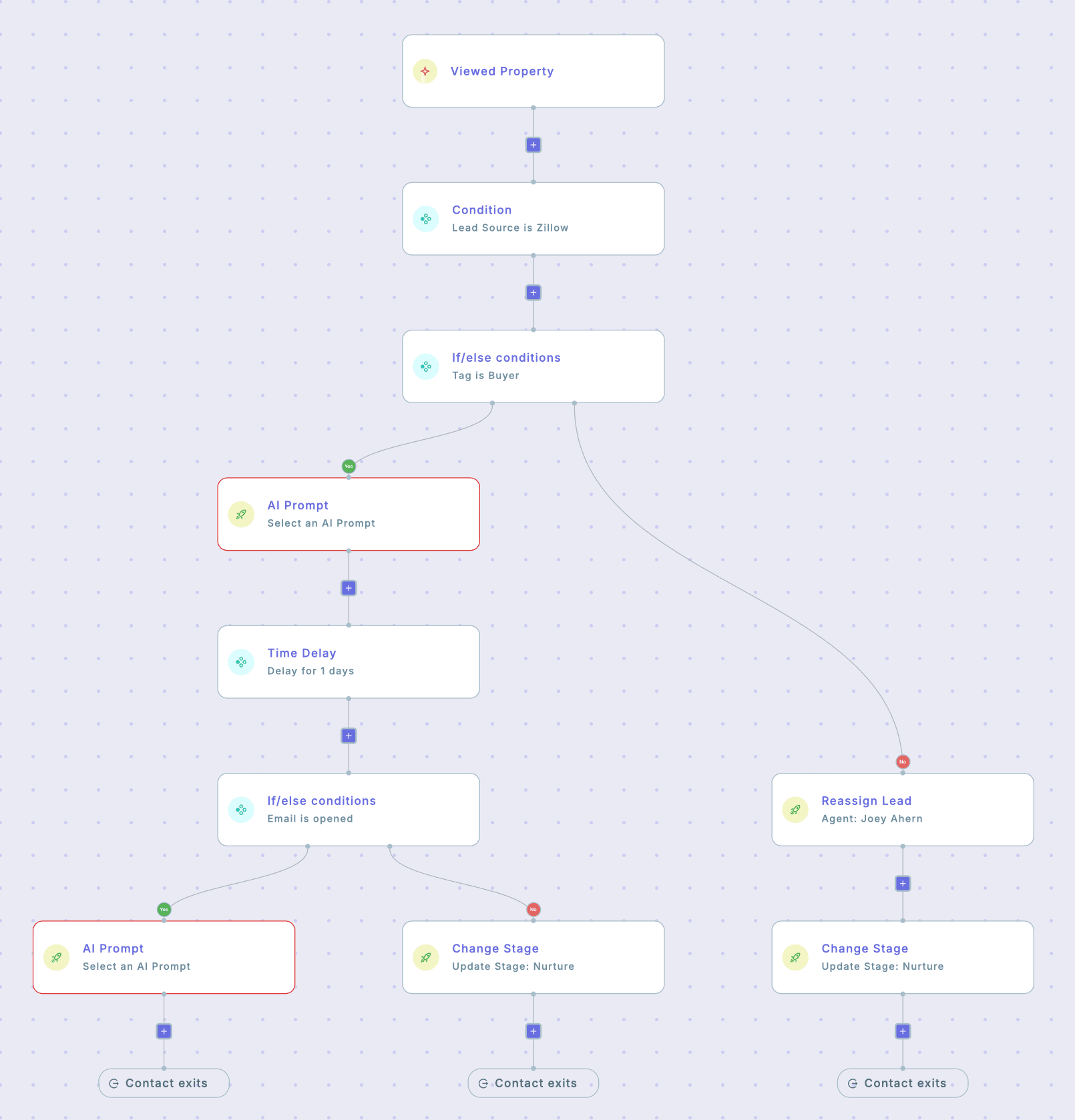 Flow Builder Interface
